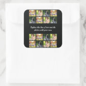 Sticker Carré Personnaliser le collage photo et l'autocollant ca (Sac)