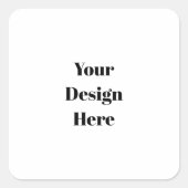 Sticker Carré Personnaliser ou Customiser (Devant)