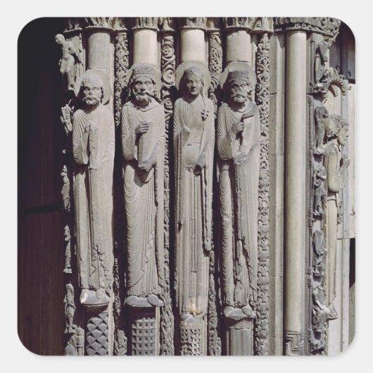 Sticker Carré Personnalité inconnue, roi Salomon (Devant)