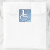 Sticker Carré Personne handicapée (Sac)