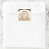 Sticker Carré Perspective de section (Sac)