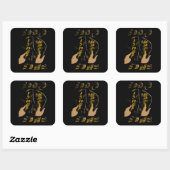 Sticker Carré Pesach (Feuille)