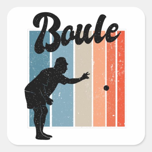 Sticker Carré Petanque (Devant)