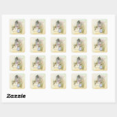 Sticker Carré Peter Rabbit (chats) (Feuille)