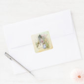 Sticker Carré Peter Rabbit (chats) (Enveloppe)