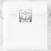 Sticker Carré Peter Rabbit dans le jardin (Sac)