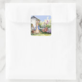 Sticker Carré Peter the Rabbit Garden Shed (Sac)