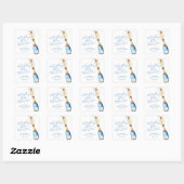 Sticker Carré Petit déjeuner de mariage champagnisé Something Bl (Feuille)