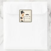 Sticker Carré Petit Homme Baby Boy Douche (Sac)