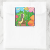 Sticker Carré Petite Fleur - Sainte Thérèse de Lisieux (Sac)