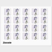 Sticker Carré Petunia (Feuille)
