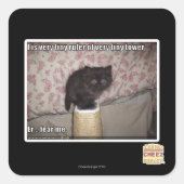 Sticker Carré Peur-moi (Devant)