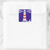 Sticker Carré Phare (Sac)