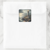 Sticker Carré Phare (Sac)