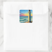 Sticker Carré Phare (Sac)