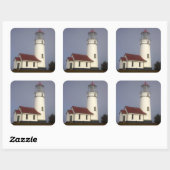 Sticker Carré Phare, Cape Blanco, Cape Blanco State Park (Feuille)
