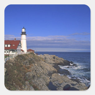 Sticker Carré Phare de Portland Head Light Maine