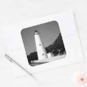 Sticker Carré Phare d'Ocracoke (Enveloppe)