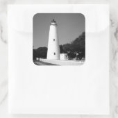 Sticker Carré Phare d'Ocracoke (Sac)