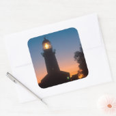 Sticker Carré Phare, Robben Island, Le Cap 2 (Enveloppe)