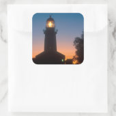 Sticker Carré Phare, Robben Island, Le Cap 2 (Sac)