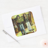 Sticker Carré Phase de ChapeI Sixtine d'un ChaIIenge (Enveloppe)