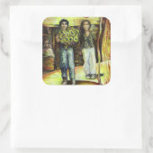 Sticker Carré Phase de ChapeI Sixtine d'un ChaIIenge (Sac)