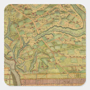 Sticker Carré Philadelphie 5