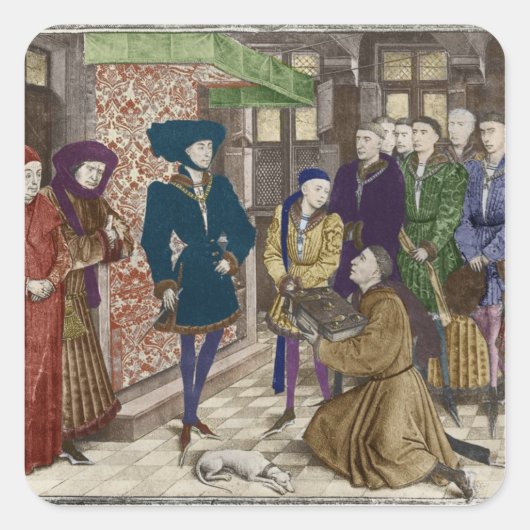 Sticker Carré Philip le bon, duc de Bourgogne (Devant)