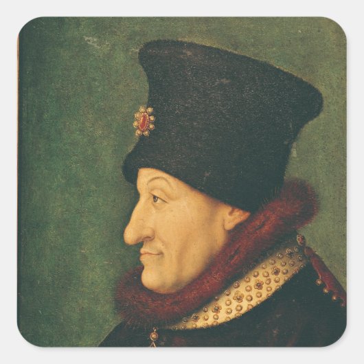 Sticker Carré Philippe de France Duc de Bourgogne (Devant)