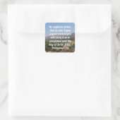 Sticker Carré Philippiens 1:6 Custom Bible Verse Campagne (Sac)