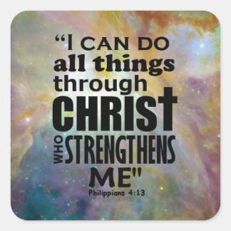Sticker Carré Philippiens 4:13
