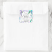 Sticker Carré Philippiens 4:6-7 Priez pour tout (Sac)