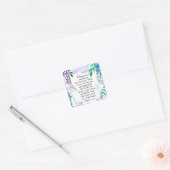 Sticker Carré Philippiens 4:6-7 Priez pour tout (Enveloppe)