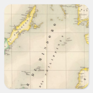 Sticker Carré Philippines Océanie no 6