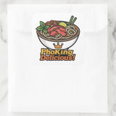Sticker Carré Pho king Delicious ! (Sac)
