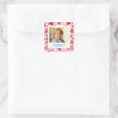 Sticker Carré Photo Classroom Valentine Personalized (Sac)