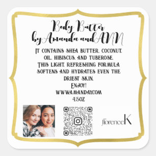 STICKER CARRÉ PHOTO DU LOGO DE QRCODE DESCRIPTION DU PRODUIT CAD