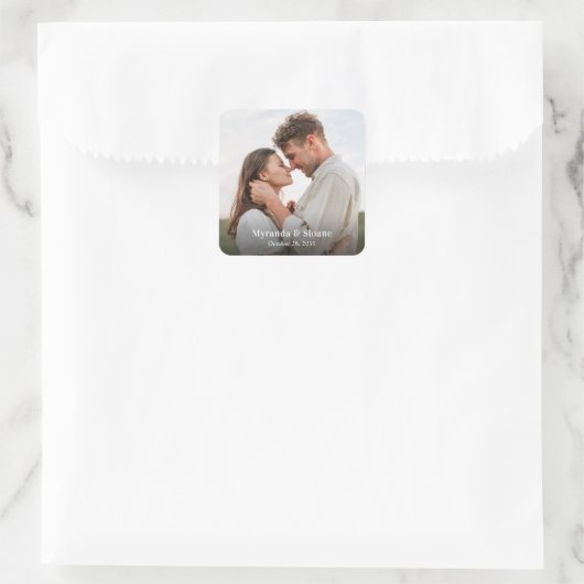 Sticker Carré Photo Engagement (Sac)