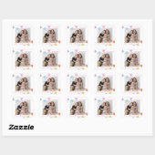 Sticker Carré Photo Heart Candy Saint Valentin (Feuille)