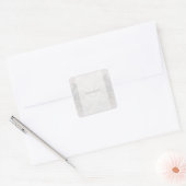 Sticker Carré Photo Mariage dauphin (Enveloppe)