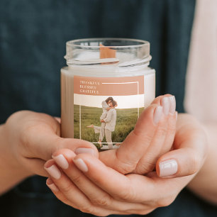 Sticker Carré Photo moderne de Family   Thankful