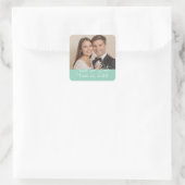 Sticker Carré Photo personnalisée Enregistrer la date Script mod (Sac)