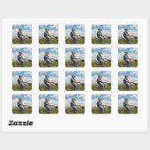 Sticker Carré Photo personnalisée sur mesure   (Feuille)