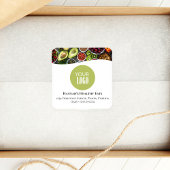 Sticker Carré Photo professionnelle ou logo promotionnel vert