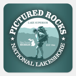 Sticker Carré Photos Rocks NP