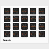 Sticker Carré Physique Math Formule Enseignant Formation EMC2 (Feuille)