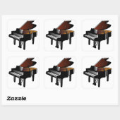 Sticker Carré Piano (Feuille)