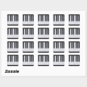 Sticker Carré Piano (Feuille)