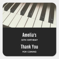 Piano Keys - Stylish B&W Photo Event Merci